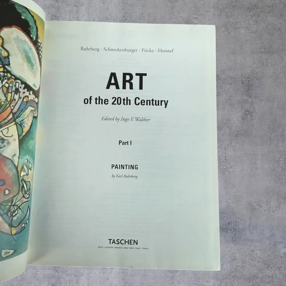 Art of the 20th Century Taschen Modern Art Painting Book Ingo F Walther Y2K
